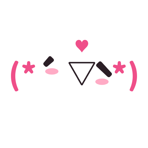 照れるの動く顔文字