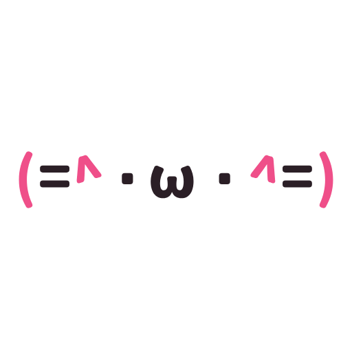 ねこの動く顔文字